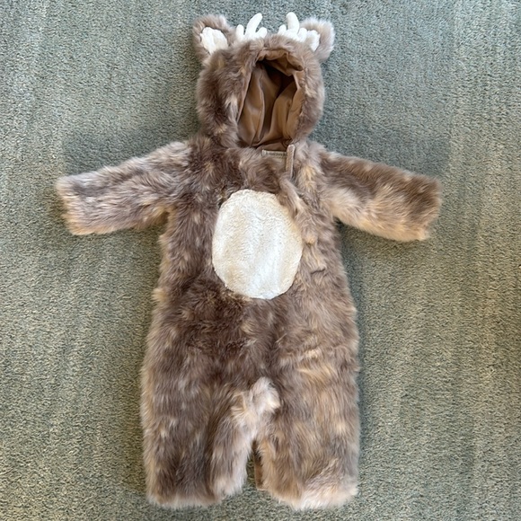 Pottery Barn Kids deer fawn reindeer costume woodland 0-6 months